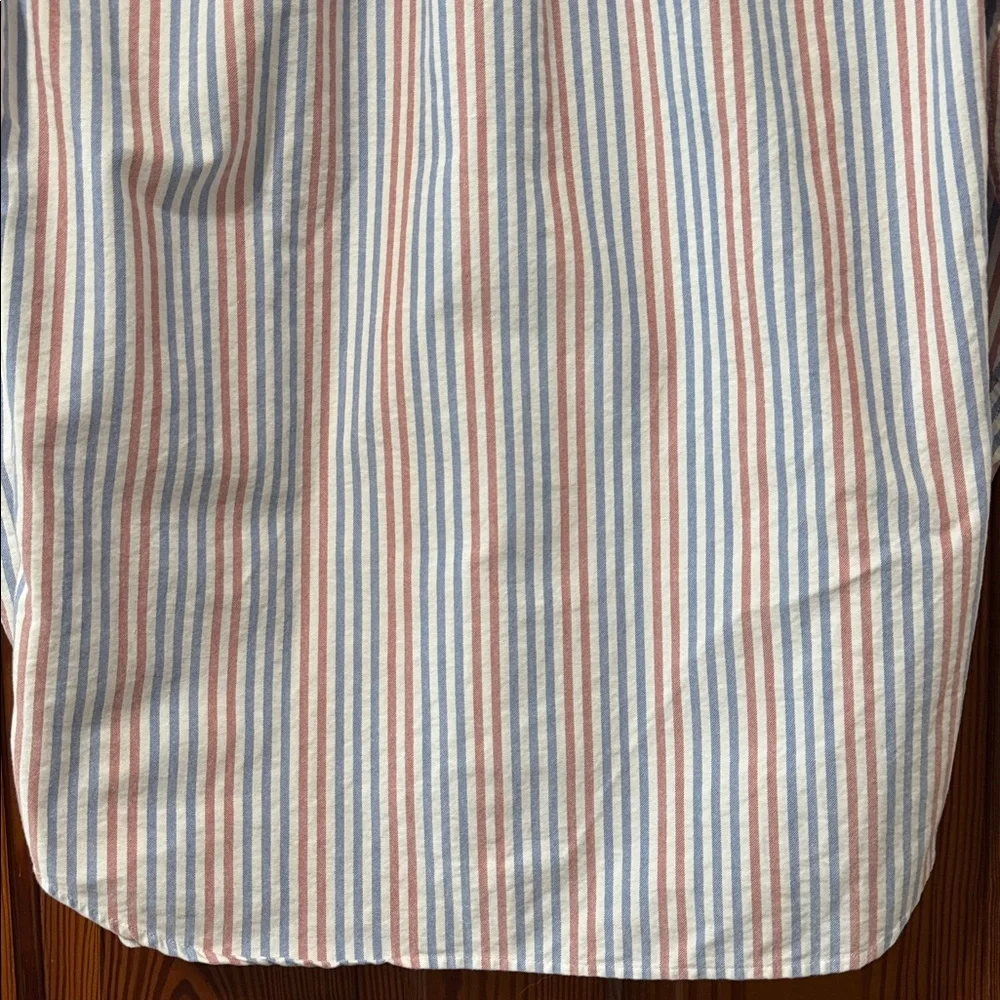 J Crew Flex Oxford Button Down Cotton Shirt Slim Fit - Pink / Blue / White